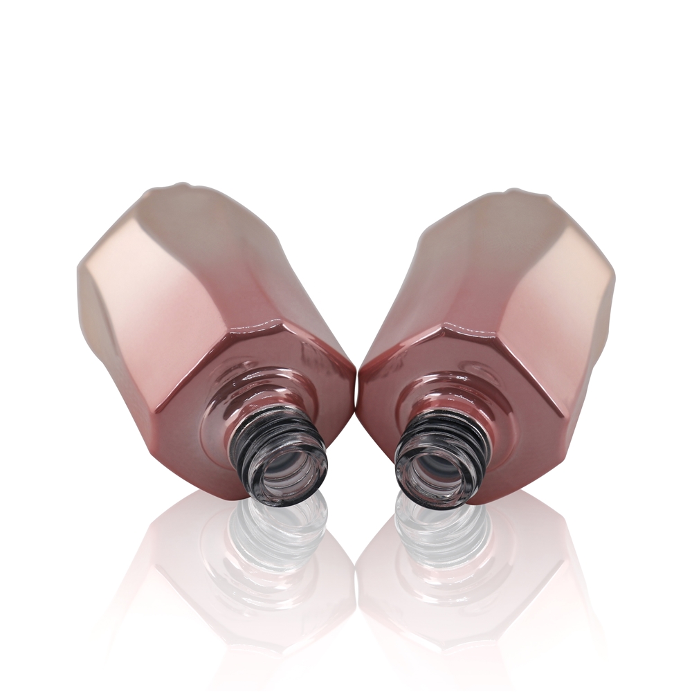 High repurchase rate painting color electroplating process support logo custom nice empty nail polish bottle glass