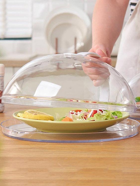High temperature resistant plastic food cover special cover for heating in microwave oven splash oil preservation cover