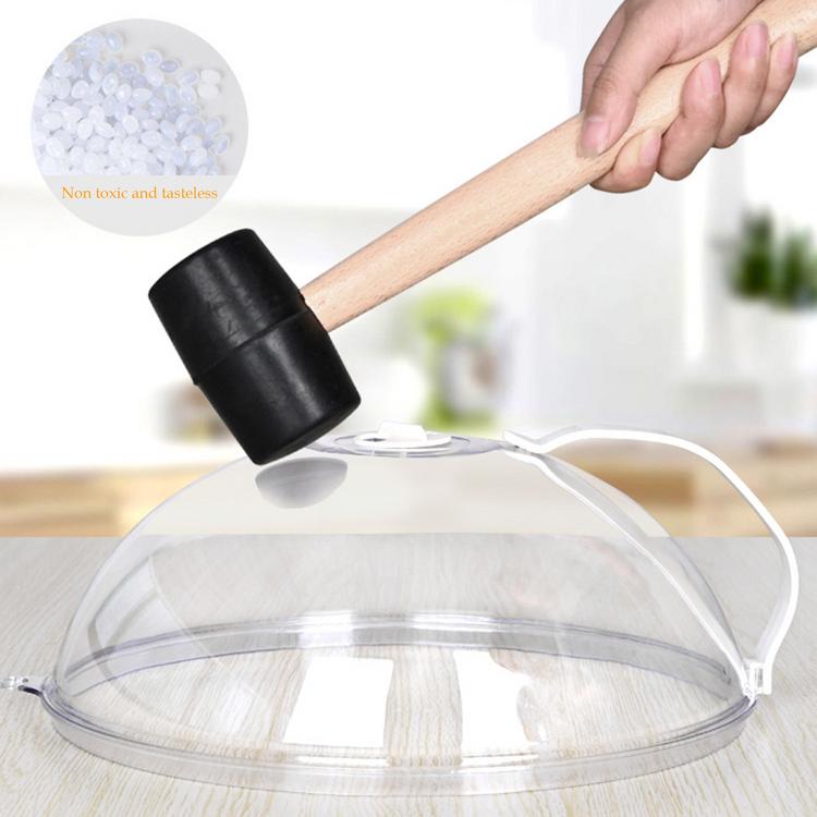 High temperature resistant plastic food cover special cover for heating in microwave oven splash oil preservation cover