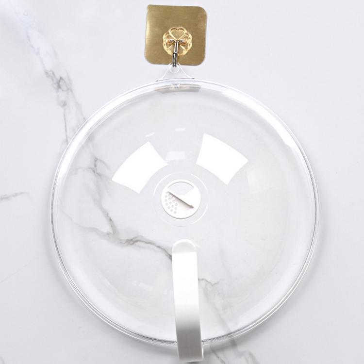High temperature resistant plastic food cover special cover for heating in microwave oven splash oil preservation cover