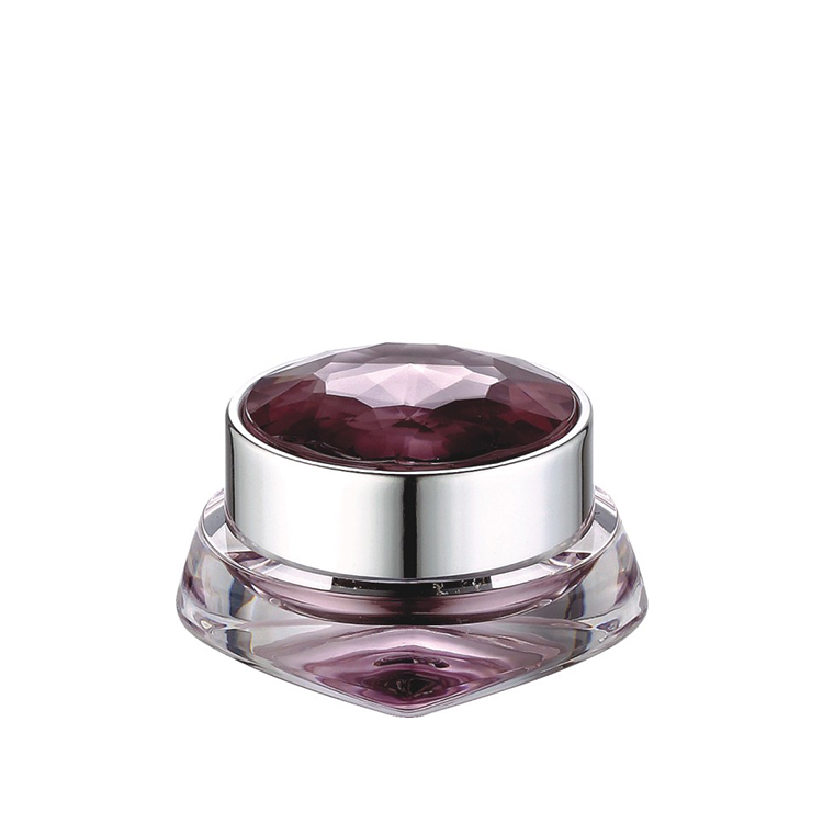 Hjgh end new design 30g 50g cosmetic acrylic cream jar with luxury lid