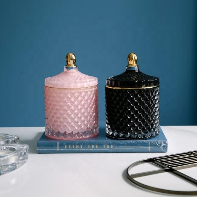 Holder Vanity with Lid Decorative Jar Container for Bathroom Kitchen 270oz set of 1Canister Jar