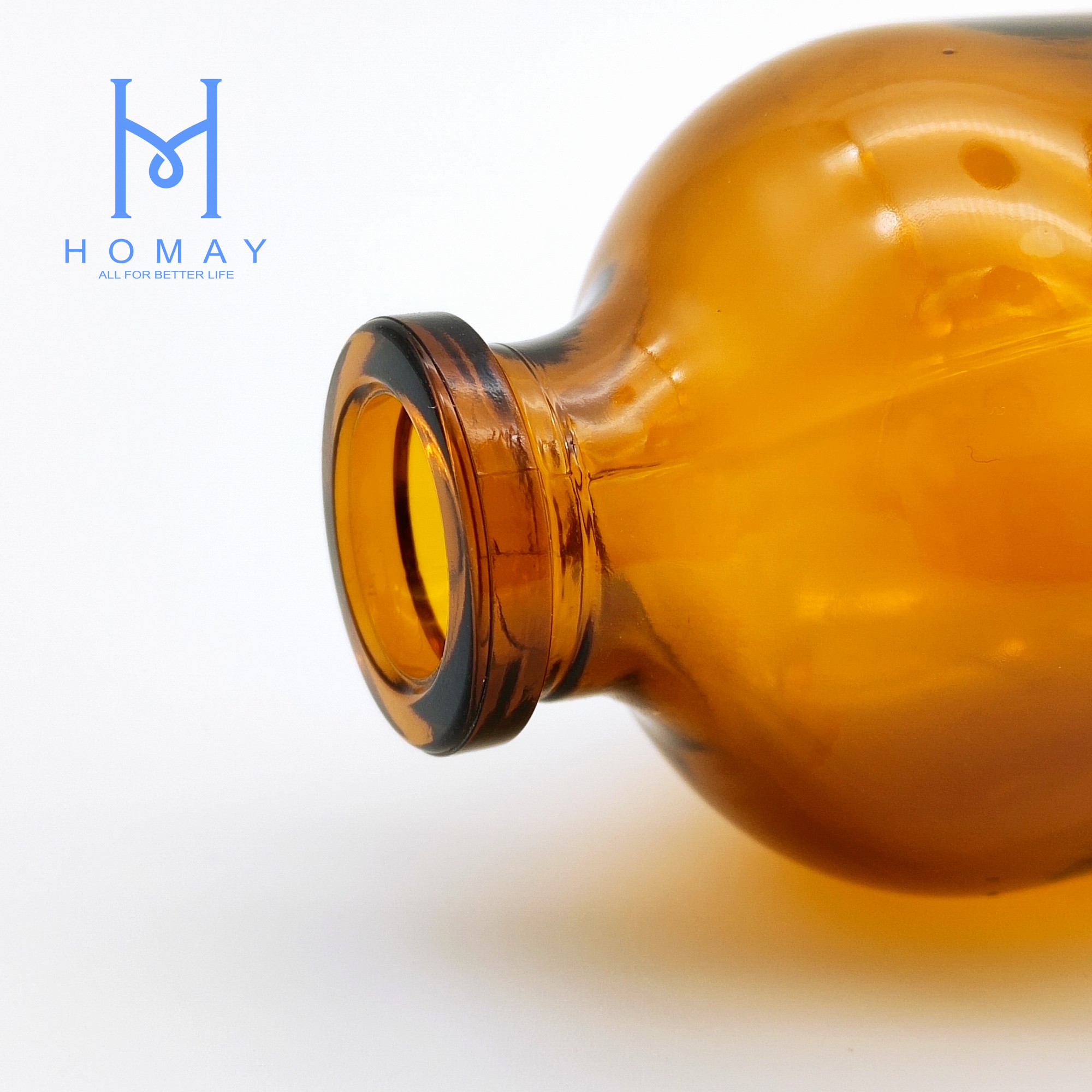 Homay offer pharmaceutical 50ml amber bottle molded glass injection vial
