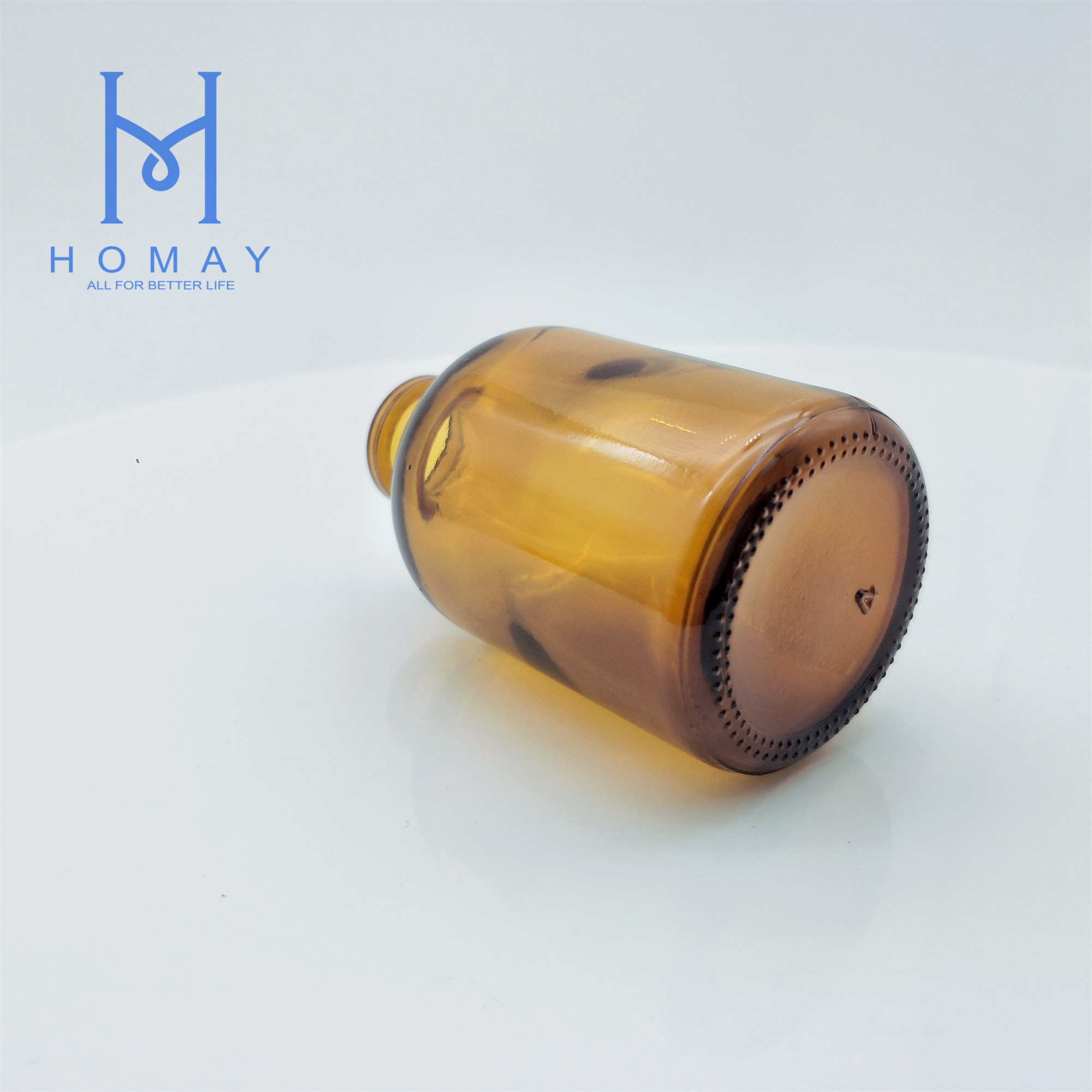 Homay offer pharmaceutical 50ml amber bottle molded glass injection vial