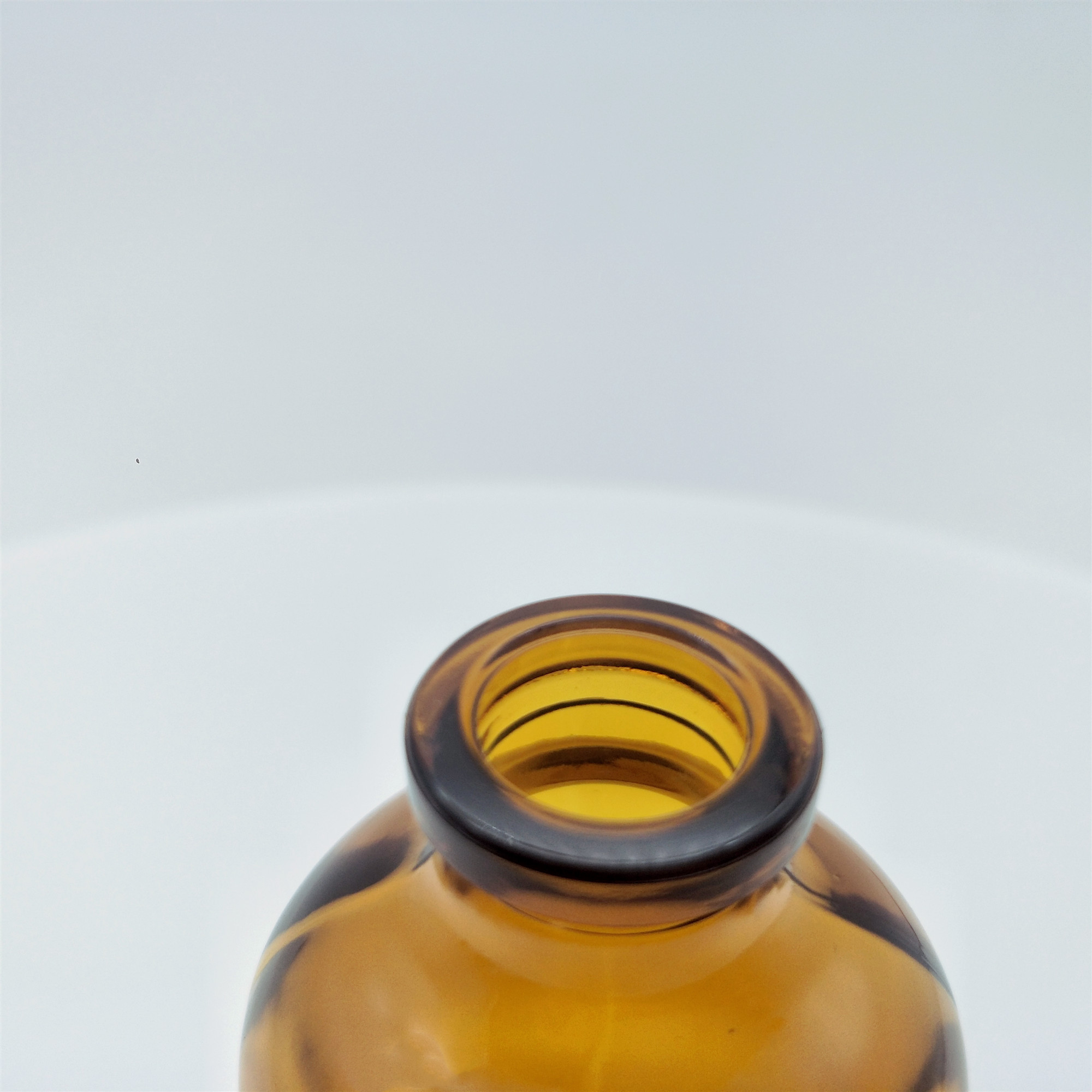 Homay offer pharmaceutical 50ml amber bottle molded glass injection vial