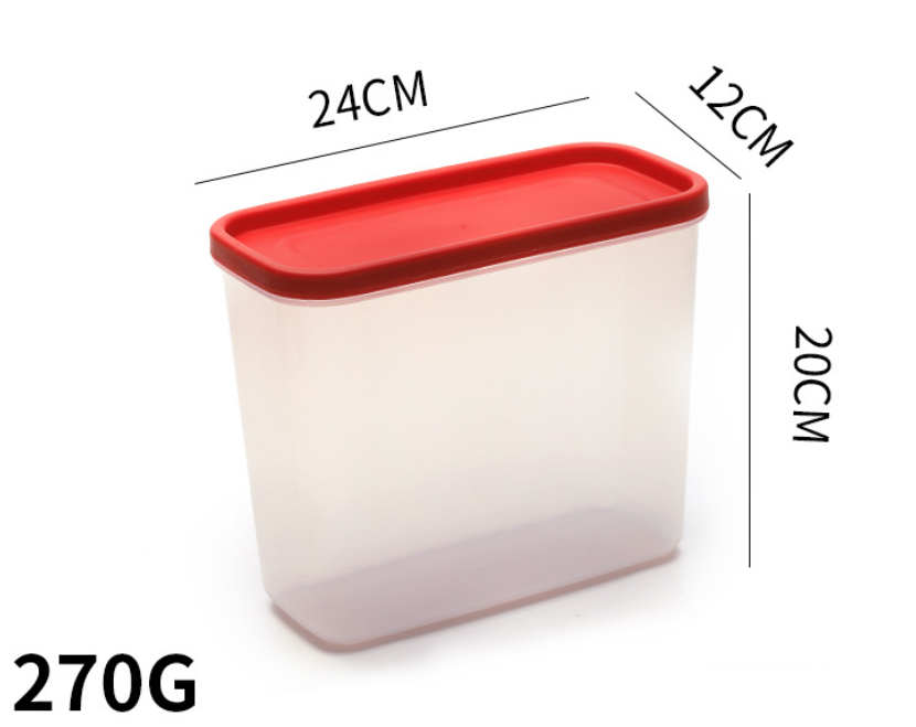 Home Airtight Clear Plastic Food Storage Containers Set