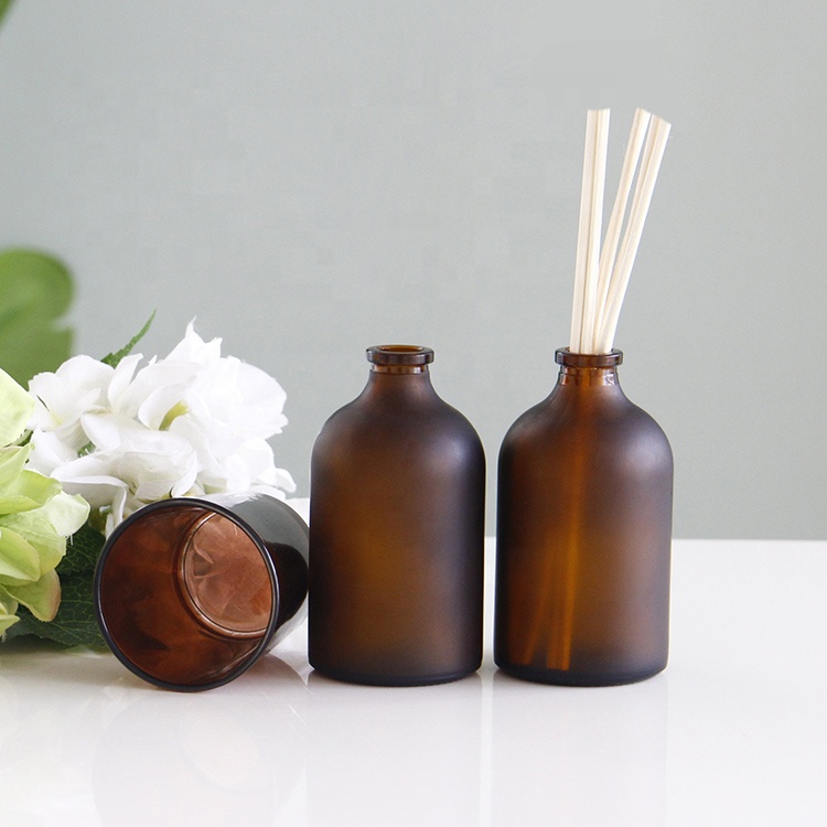 Home Decoration Wholesale Glass Aroma Diffuser Bottle With Logo Printing