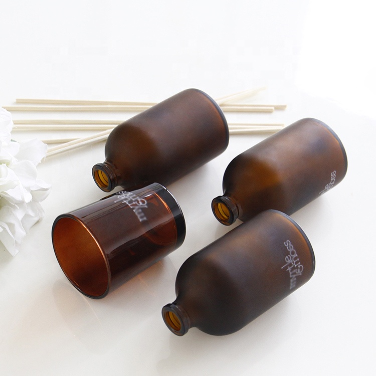 Home Decoration Wholesale Glass Aroma Diffuser Bottle With Logo Printing