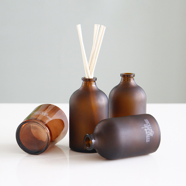 Home Decoration Wholesale Glass Aroma Diffuser Bottle With Logo Printing