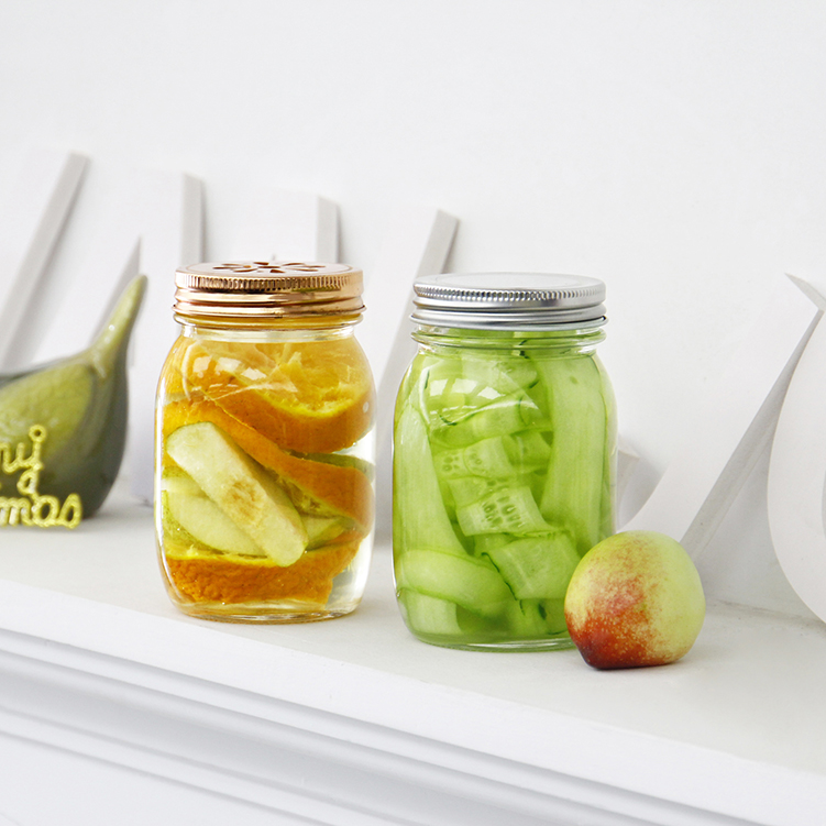 Home Food Packaging Large Glass Pickles Jars For Cucumber