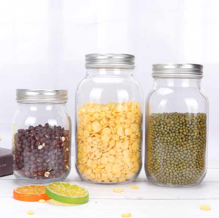 Home Kitchen Honey Glass Bottles Sealed Container Multi-functional Storage Bottle