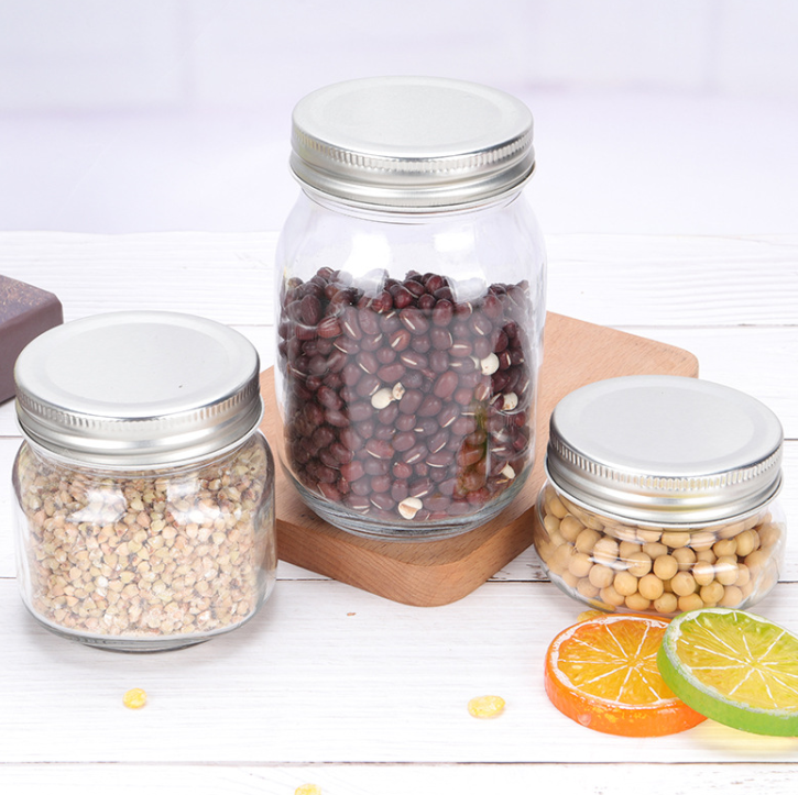 Home Kitchen Honey Glass Bottles Sealed Container Multi-functional Storage Bottle