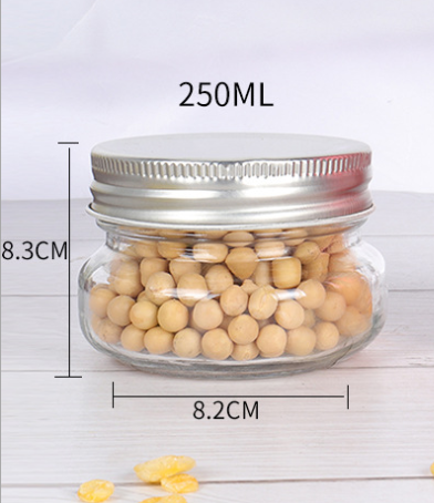 Home Kitchen Honey Glass Bottles Sealed Container Multi-functional Storage Bottle
