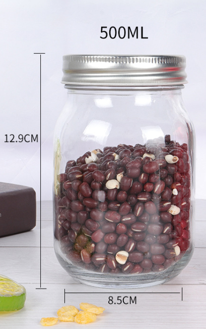 Home Kitchen Honey Glass Bottles Sealed Container Multi-functional Storage Bottle