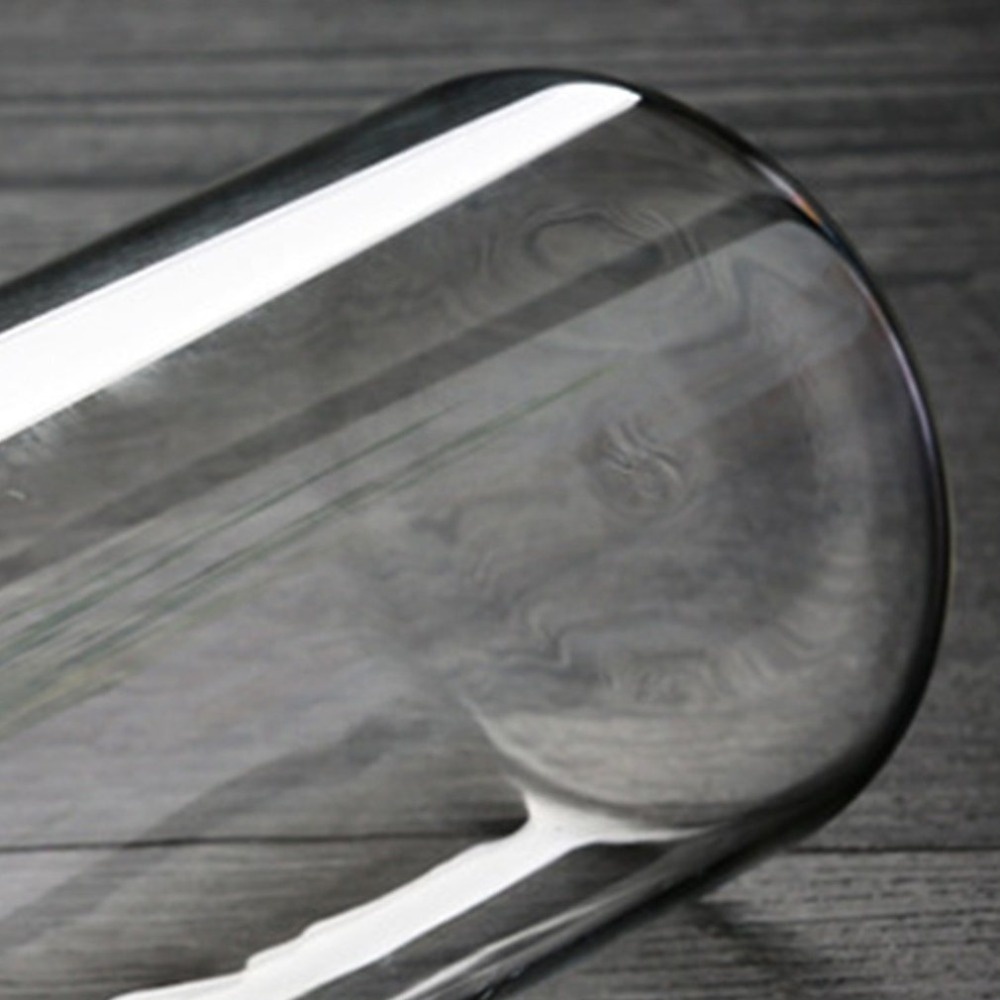 Home goods sealed air tight glass jar with bamboo lid