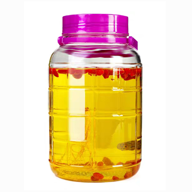 Home storage 1L to 25L large storage jar kitchen glass jars with screw lid for Food Preservation