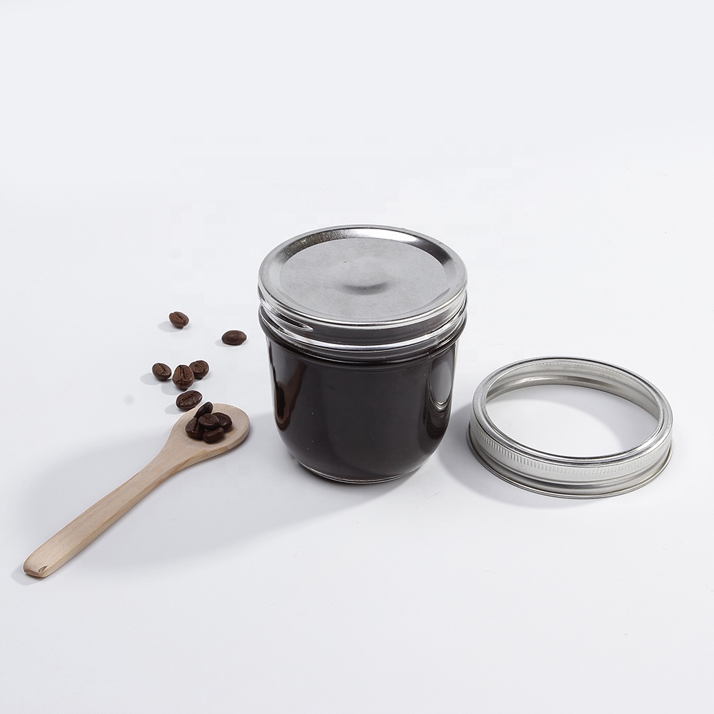 Home storage taper mason vacuum pickles canning jars with two piece lid