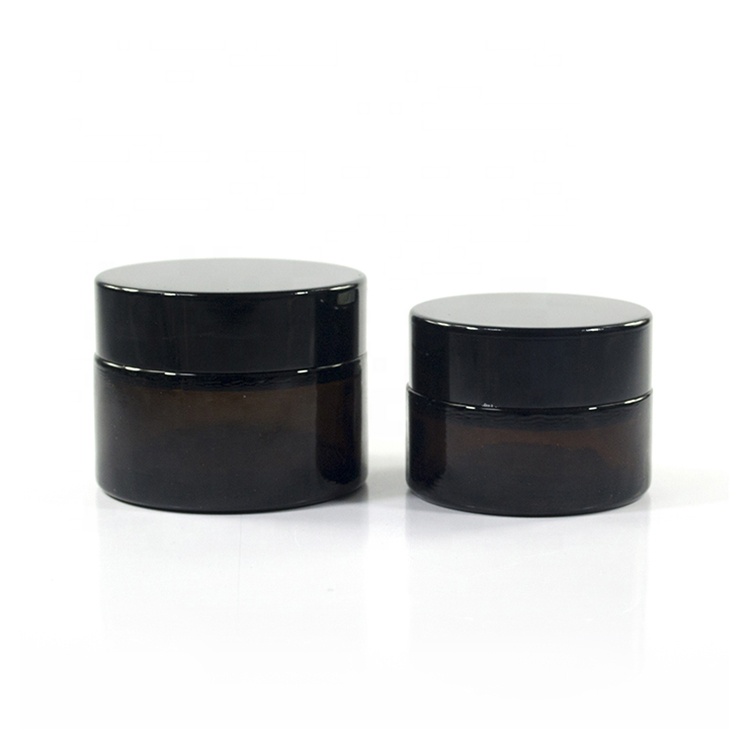 Homemade lotion cosmetics package container 5g 10g 20g 30g 50g 100g Salves Face Cream Amber Glass Jar