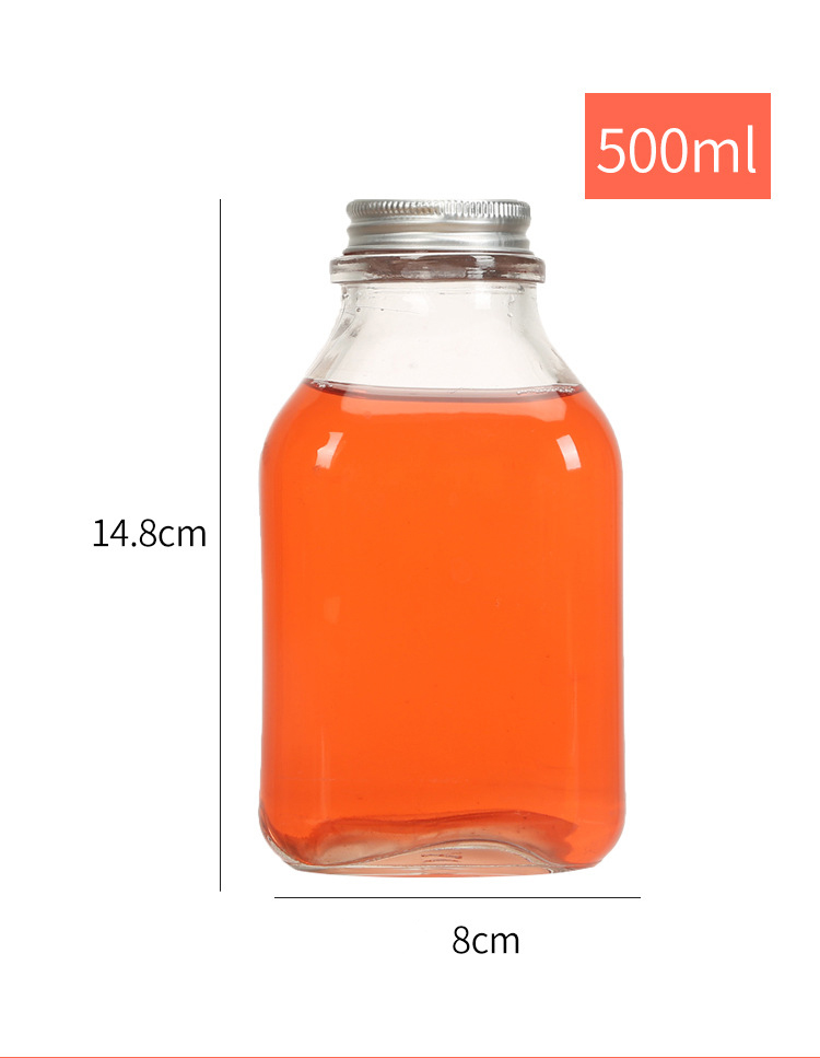 Honest suppliers 500ml glass juice bottle, bottle glass juice