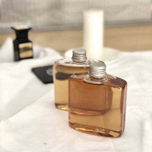 Honest suppliers square glass bottle, glass bottle for milk