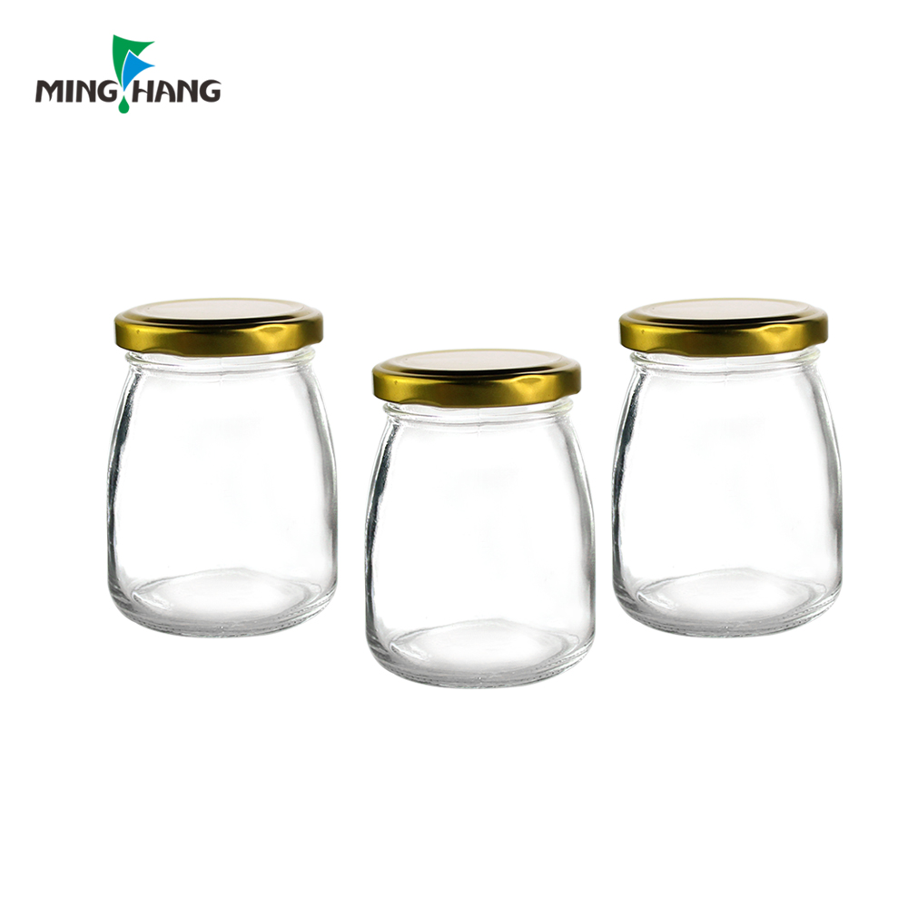 Honey Bee Storage Jars with Lid Factory Direct Supply Unique 50ml 100ml 200ml Glass Food Eco-friendly Storage Bottles