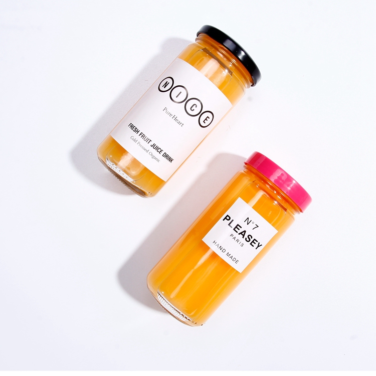 Honey Canning glass jars 125g 285g Round Shape Jelly Muth Honey Jars for Food Storage Packaging with Metal Lids