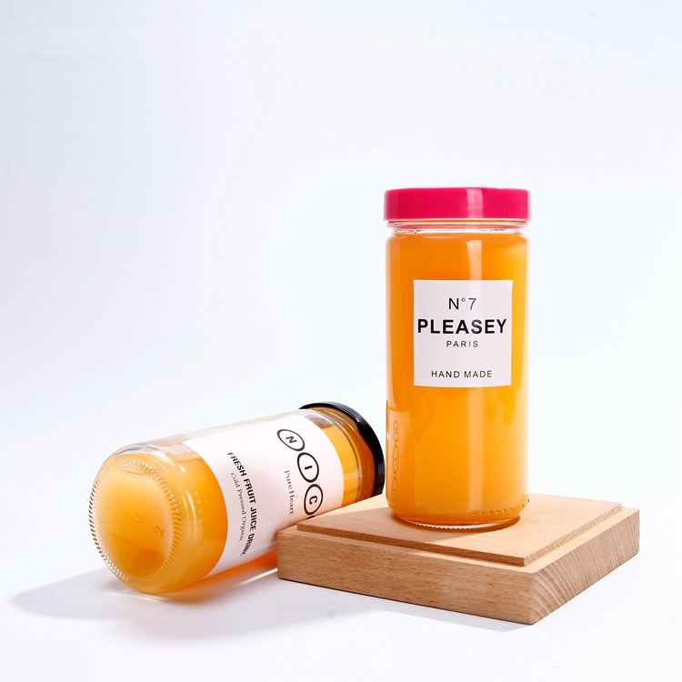 Honey Canning glass jars 125g 285g Round Shape Jelly Muth Honey Jars for Food Storage Packaging with Metal Lids