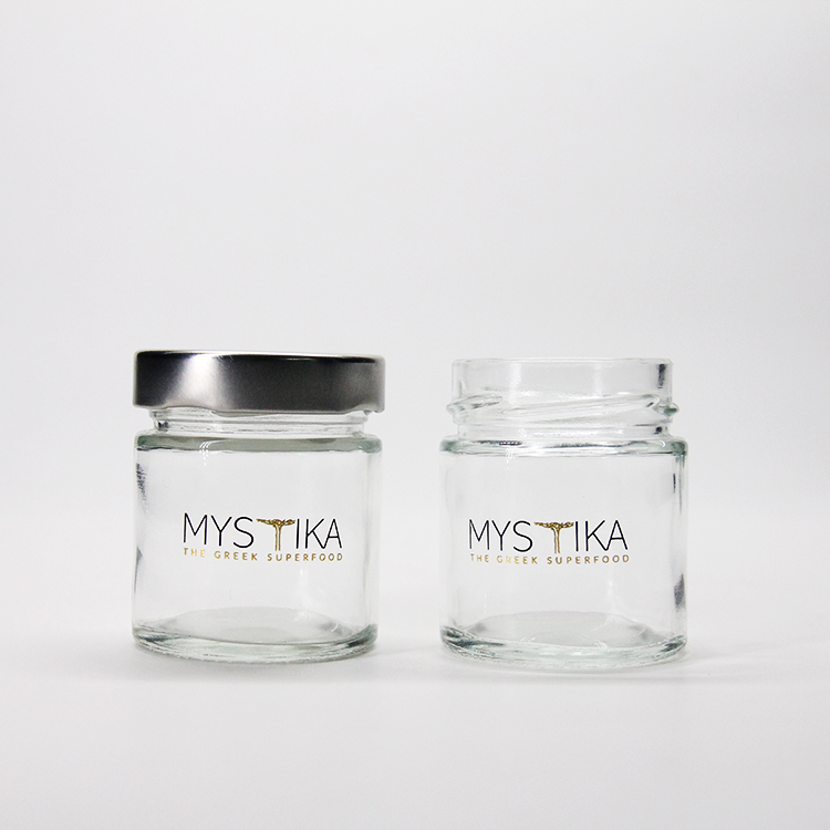 Honey Containers Glass Glass Honey Jars With Lids Honey Jar Wedding Favors