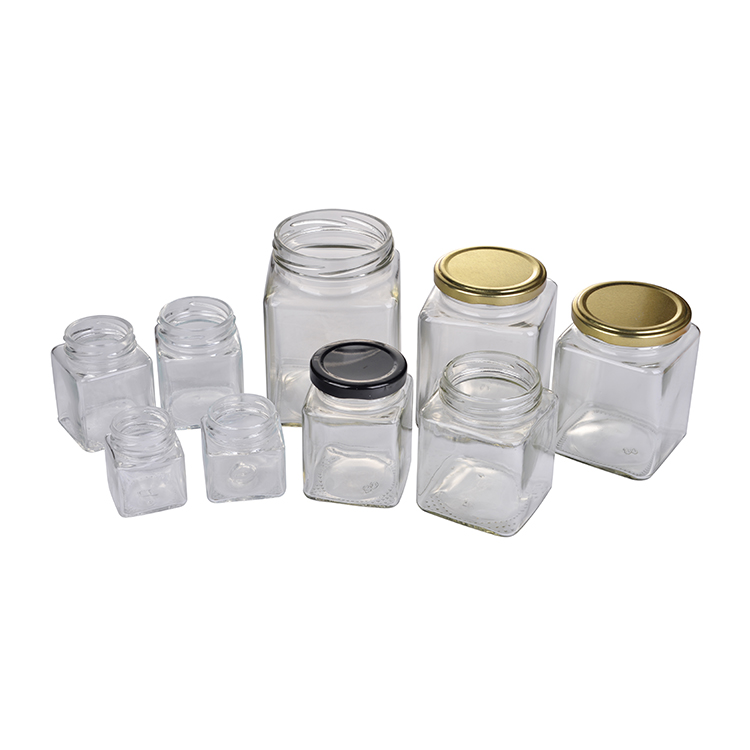 Honey Jar 30ml/45ml/85ml/100ml/180ml/280ml/380ml/500ml Clear Honey Glass or Glass Screw Cap Juice Hot Stamping Candy