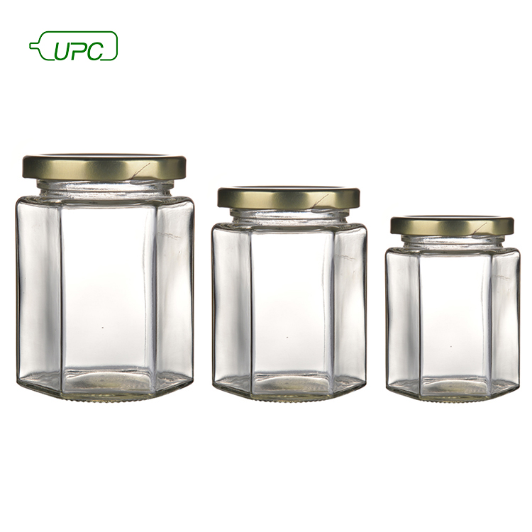 Honey Jar 30ml/45ml/85ml/100ml/180ml/280ml/380ml/500ml Clear Honey Glass or Glass Screw Cap Juice Hot Stamping Candy