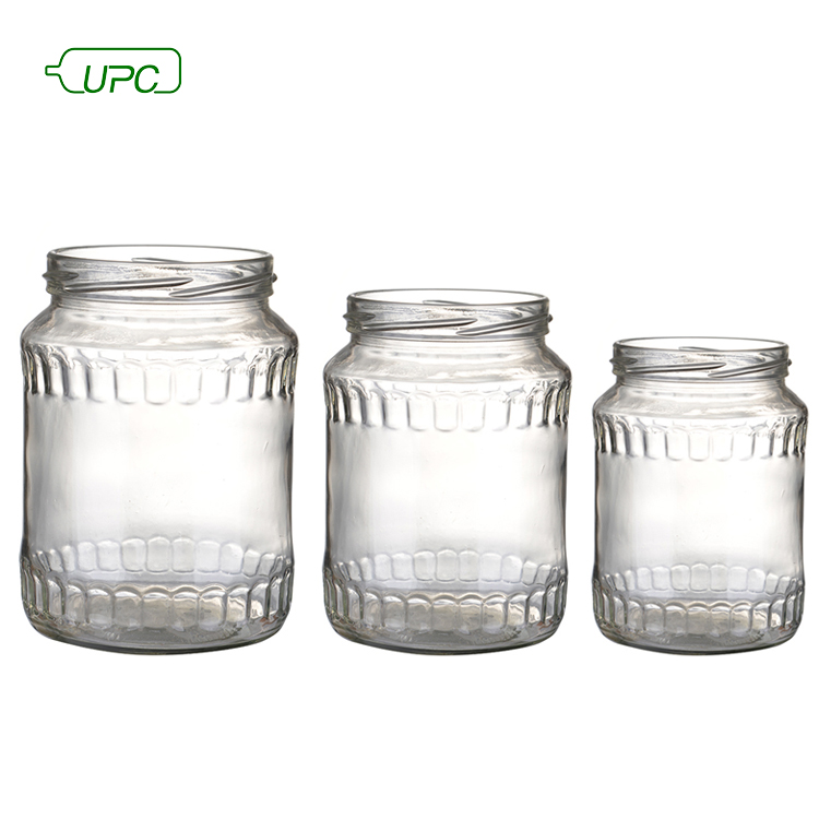 Honey Jar 30ml/45ml/85ml/100ml/180ml/280ml/380ml/500ml Clear Honey Glass or Glass Screw Cap Juice Hot Stamping Candy