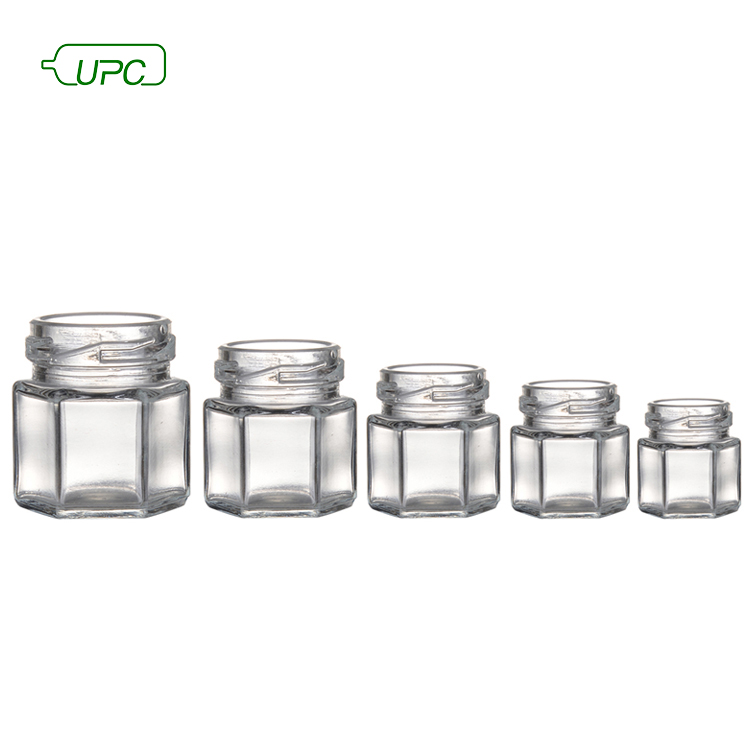 Honey Jar 30ml/45ml/85ml/100ml/180ml/280ml/380ml/500ml Clear Honey Glass or Glass Screw Cap Juice Hot Stamping Candy