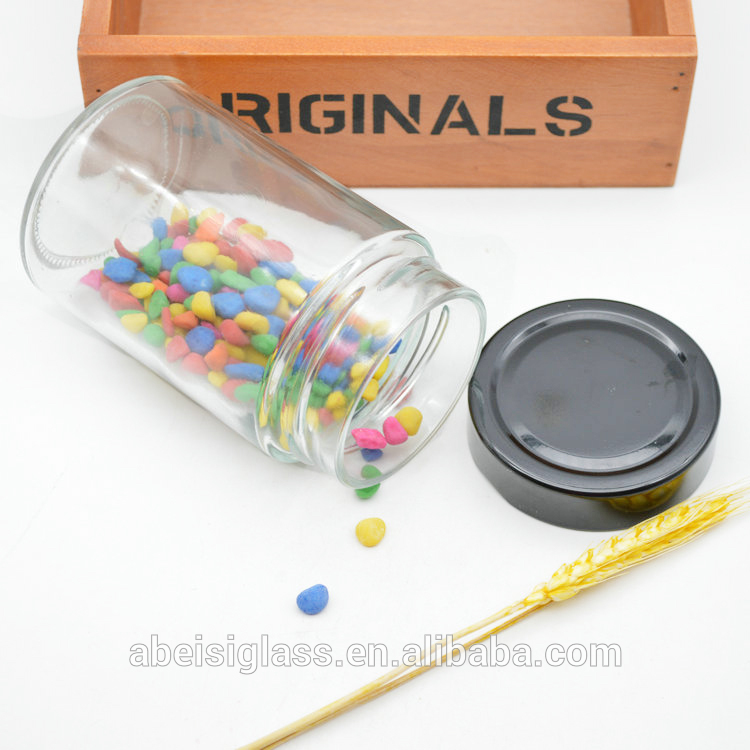Honey Jar Glass Jam Jar with Deep Twist Off Lids