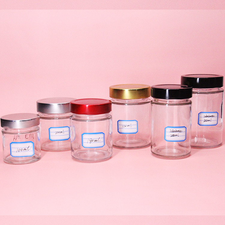 Honey Packaging Jar 314ml Wide Mouth Glass Jar with 70mm metal lids