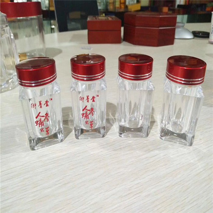 Honey packaging container 1kg square food honey glass jar packaging with plastic lid