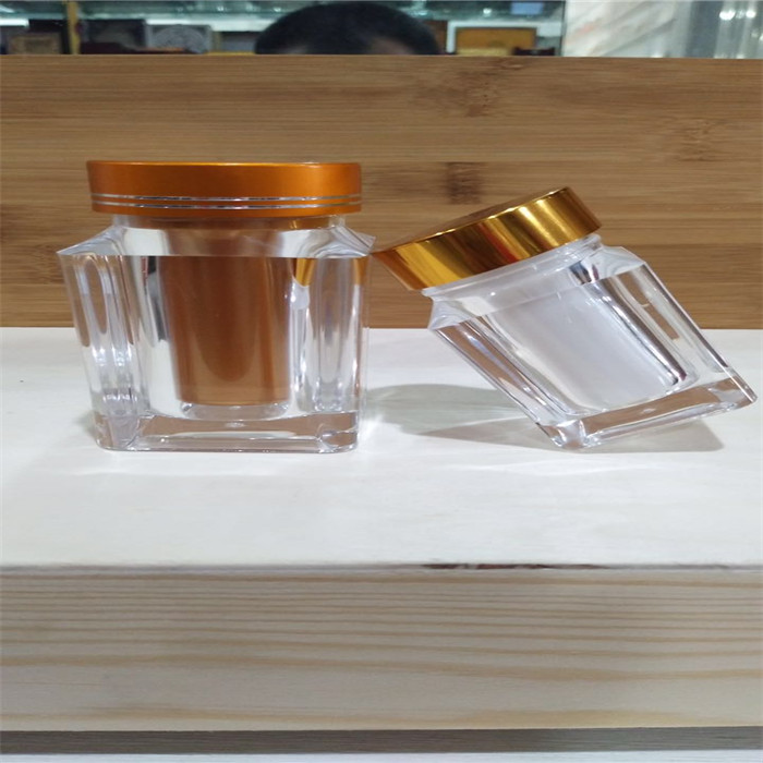 Honey packaging container 1kg square food honey glass jar packaging with plastic lid