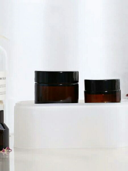 Honghua Factory Price Smooth Cream Glass Jar