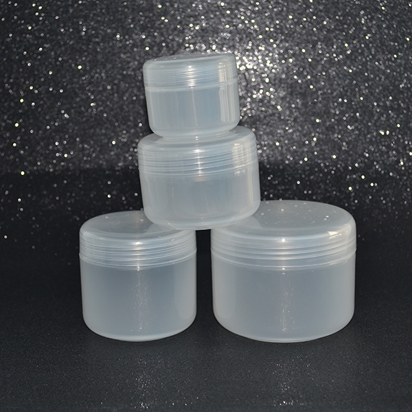 Hot 10g 20g 50g 100g 250g empty white plastic cream jar container for cosmetic packaging wholesales