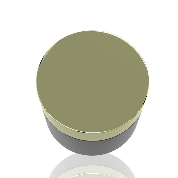 Hot 1OZ 2OZ 3OZ 4OZ 5OZ 8OZ Empty Jar Matte Black PET Cosmetic Plastic Jars with Rose Gold Lid for Body Butter Container