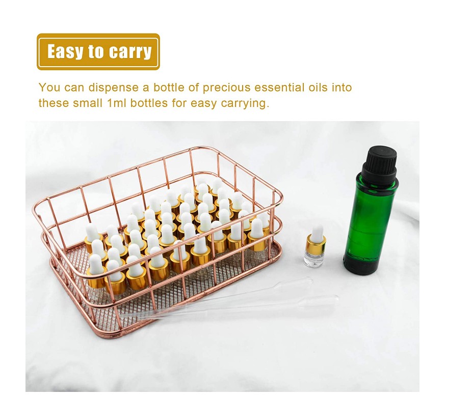 Hot 2ml 3ml 5ml Essential Oil Glass Dropper Bottle Manufacturer