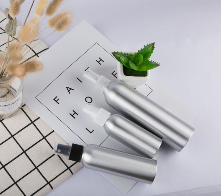 Hot 30ml 50ml 60ml 100ml 120ml 250ml aluminum spray cosmetic perfume dropper bottle