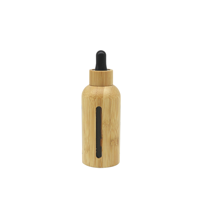 Hot 5ml 10ml 15ml 20ml 30ml 50ml 60ml 100ml wooden bamboo essential oil bottle glass bamboo dropper bottle