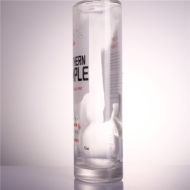Hot 750ml vodka whisky glass liquor bottle
