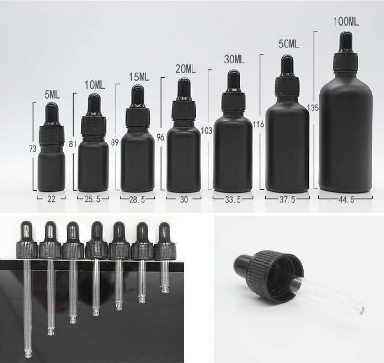 Hot Essential Oil Glass Bottle Dropper Manufacture