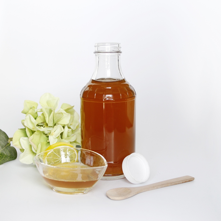 Hot Filling 16oz 480ml Ketchup Glass Bottle 5oz Woozy Sauce Bottle Salad Dressing Bottle