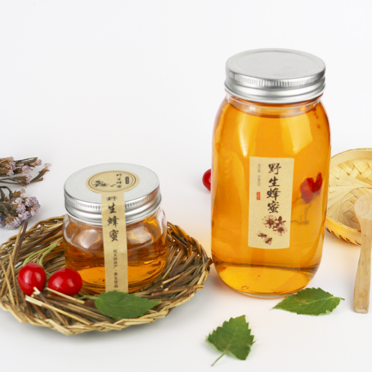 Hot Products Empty Chili Sauce Honey Glass Bottle Food Container