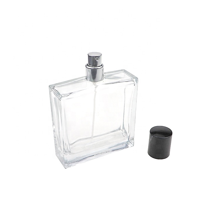 Hot Sale 100 ml Square Shape Perfume Bottle Manufacturers Personalized Perfume Bottle For Men