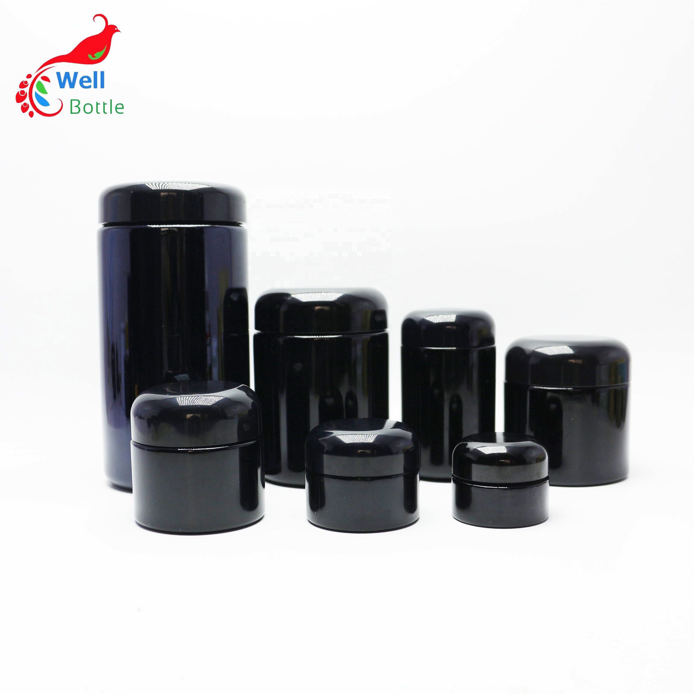 Hot Sale 1000ml UV Glass Jar/Smell-Proof Ultraviolet Storage UV Stash Jar Container VJ-11S