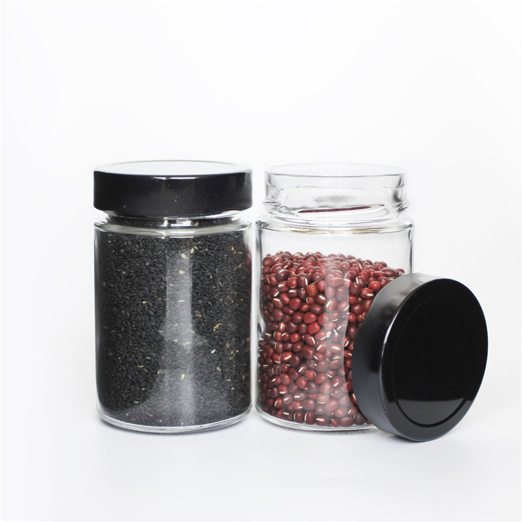 Hot Sale 106ml 212ml 314ml 580ml Clear Food Glass Jars In Bulk