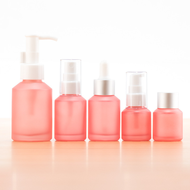 Hot Sale 15ml 30ml 60ml 100ml Cosmetic Toner Glass Bottle with Screw Cap